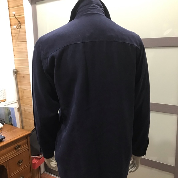 Classic navy blouse. - Picture 3 of 5